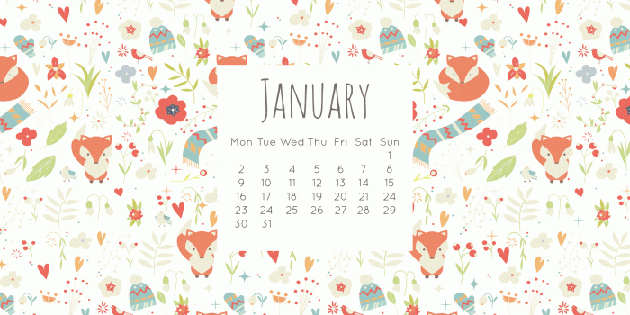 1920x1200 January 2017 Desktop Calendars – Ji Ji Kiki