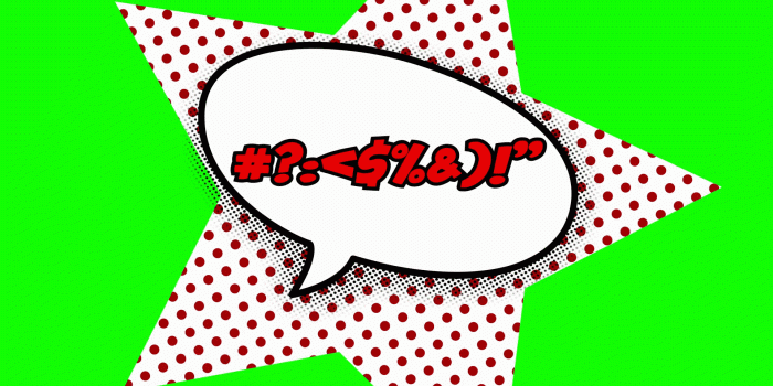 1920x1080 Symbols text in speech balloon in comic style animation, 4K retro cartoon  comics animation on green screen, special offer, sale, discount and  percentages