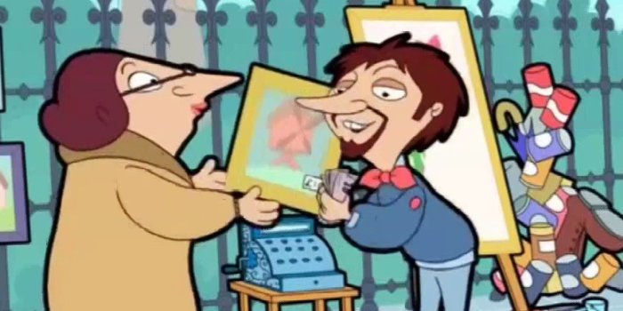 1920x1080 Mr bean new animated series - Mr. Bean the artist HD - video dailymotion