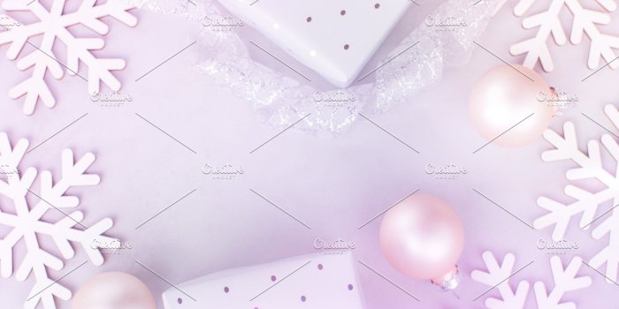 1820x1214 White Christmas Decoration Pastel