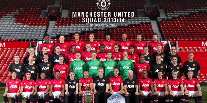 2560x1600 Manchester United squad photo 2013/2014 | Manchester united