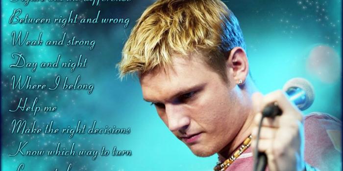 1024x768 Free download Nick Carter Help Me Wallpaper Nick Carter Help Me