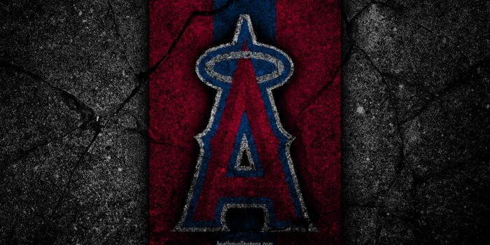 3840x2400 Download wallpapers 4k, Los Angeles Angels, logo, MLB, baseball, USA