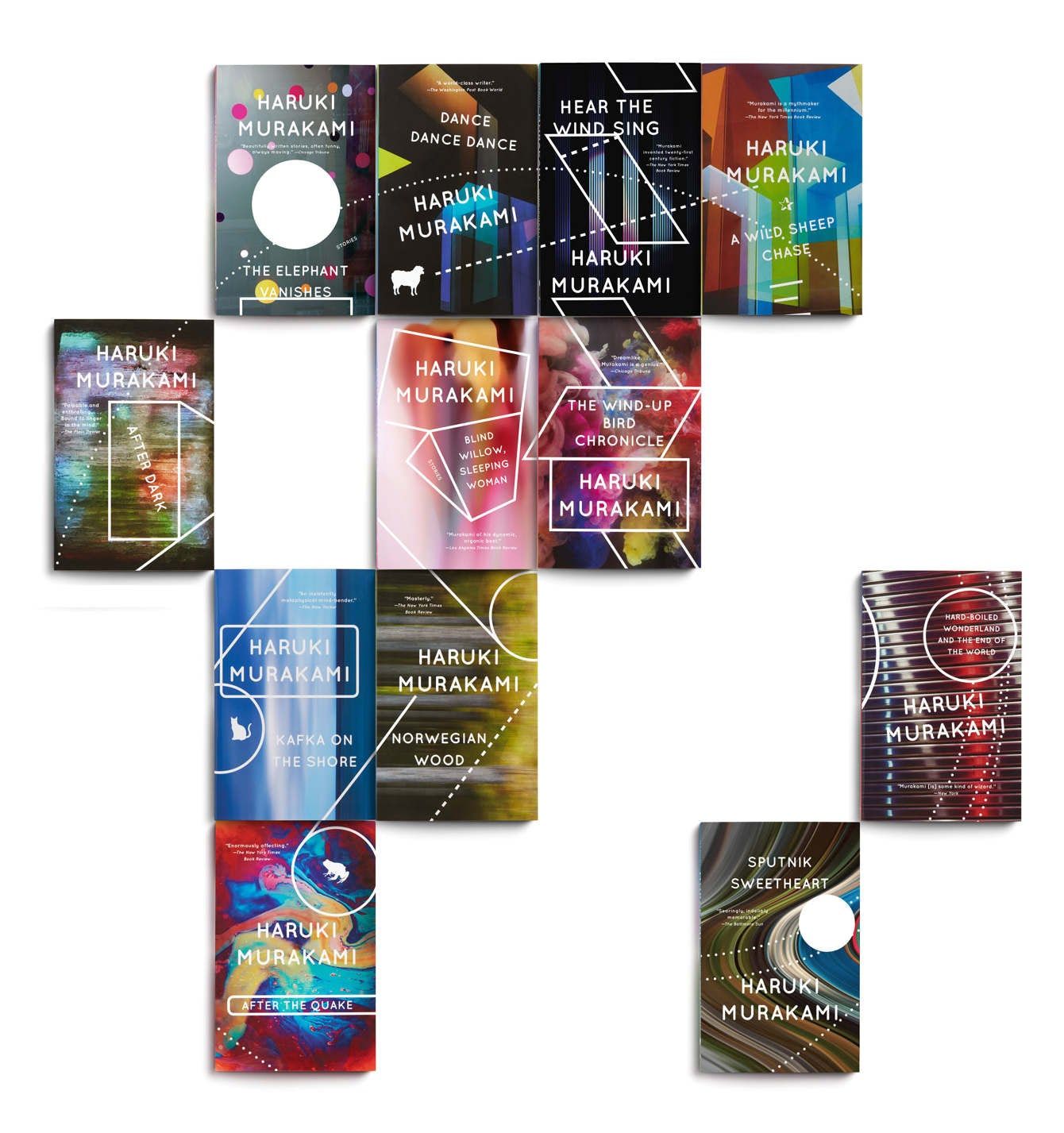 1340x1427 The surreal universe of Haruki Murakami book covers - 99designs