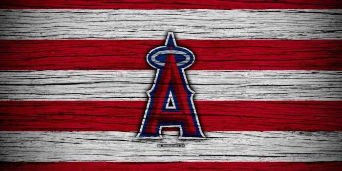 3840x2400 Download wallpapers Los Angeles Angels, 4k, MLB, baseball, USA