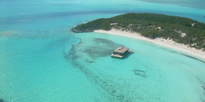 1920x1080 Wallpapers Tagged With Bahamas: Waterfall Island Rocks Blue Paradise