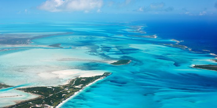 2560x1440 Picture Bahamas beach Sea Nature Scenery Tropics Coast 2560x1440