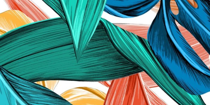 1080x1920 Abstract, leaves, colorful, art wallpaper | Art Deco in 2019