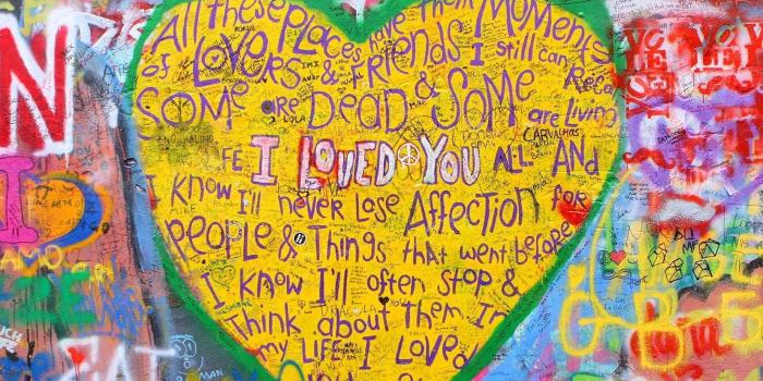 1847x1600 3D Graffiti Love Wall 688