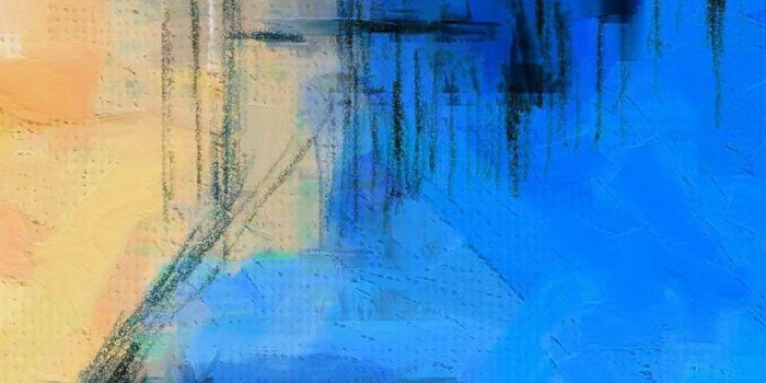 1080x1920 Abstract Paint Art Blue Illust #iPhone #6 #plus #wallpaper | iPhone