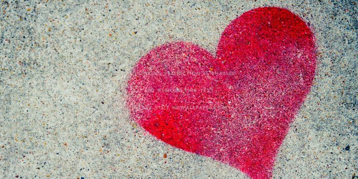 2880x1620 heart red concrete love abstract graffiti