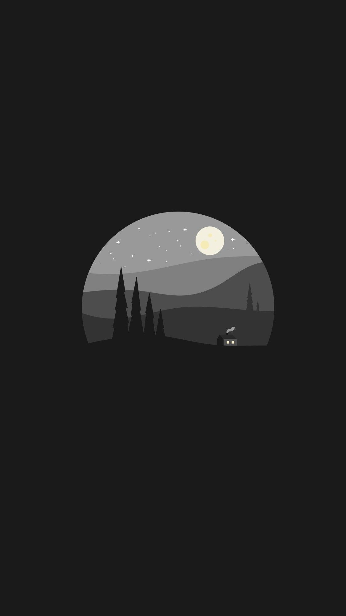 1125x2000 Black clean minimal wallpaper | Android Wallpapers em 2019 | Papel