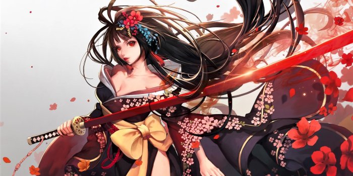1920x1119 Anime Warrior Girl HD Wallpaper | Background Image | 1920x1119 | ID