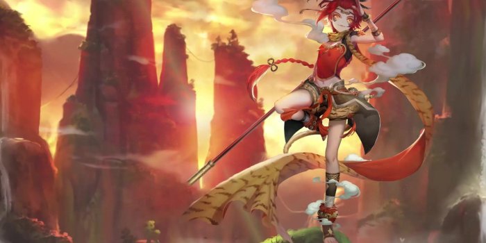 2048x1152 Warrior Girl Anime Live Wallpaper HD - DesktopHut