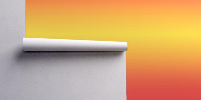 1024x1024 Orange/Yellow ombre wallpaper - seki - Spoonflower