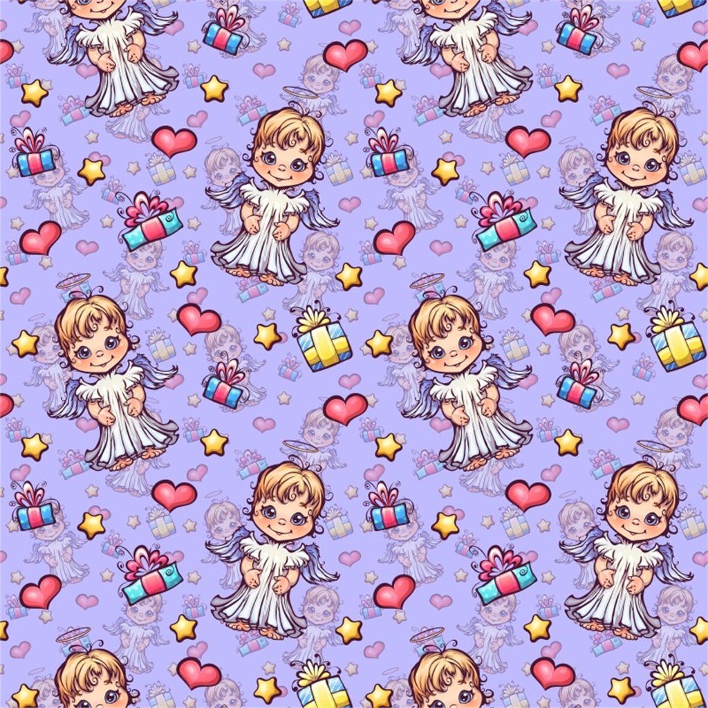 1024x1024 Amazon.com : AOFOTO 5x5ft Cartoon Angel Background For Photography