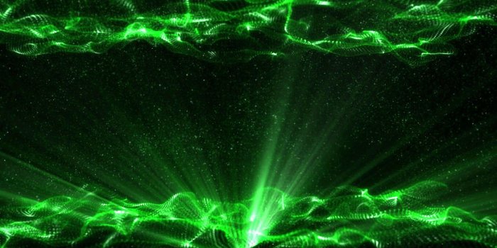 1280x720 4K Green Waves - Moving Background #Title #AAVFX Live Wallpaper