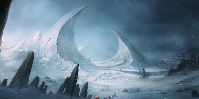 1130x706 Abstract winter day in a wallpaper