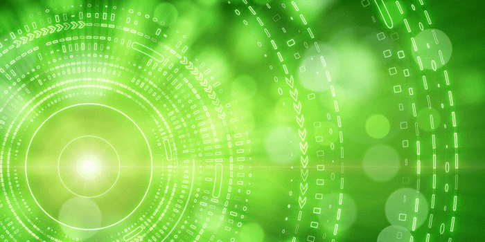 1920x1080 green abstract background lights and tech circles loop Motion Background -  Storyblocks Video