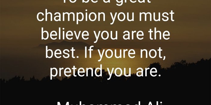 1024x1024 To be a great champion you mus by Muhammad Ali | InBlix