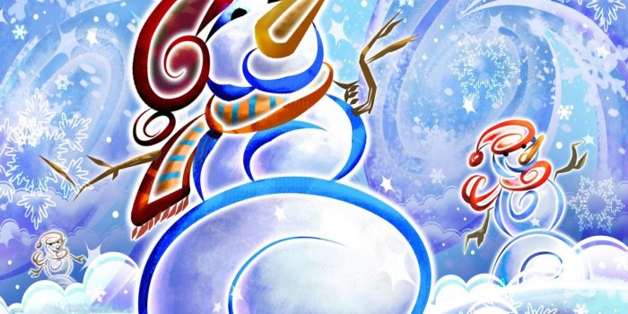1600x1200 abstract, Winter, Snowman Wallpapers HD / Desktop and Mobile Backgrounds