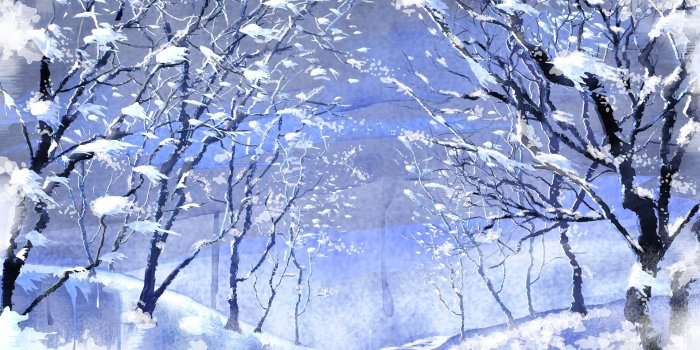 1920x1200 Winter alley HD Wallpaper