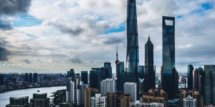3840x2400 Download wallpaper 3840x2400 shanghai, china, skyscrapers, buildings