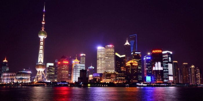 1920x1080 Download wallpaper 1920x1080 china, shanghai, night city, city