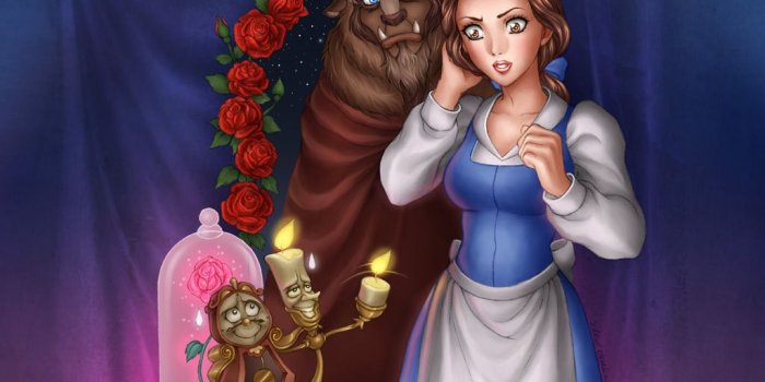 1024x768 Beauty And The Beast Disney - Disney Beauty And The Beast Cartoon