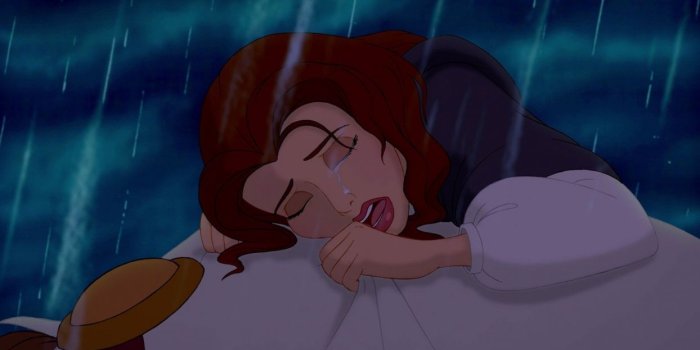 1244x700 Disney Company movies crying Beauty And The Beast Belle (Disney