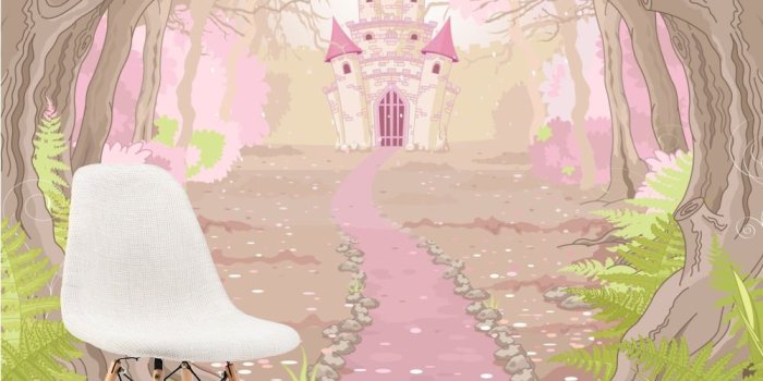 1000x1000 Details about Pink Princess Castle Wall Mural Fairytale Photo Wallpaper  Girls Bedroom Decor