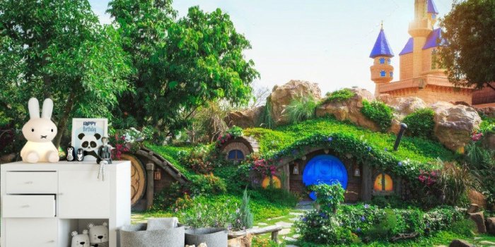 1230x814 Fairy Houses Fairy Forest Wallpaper Princess Castle Wall Mural Kids Photo  Wallpaper Kids Room Fairy Tale Wall Decals Nursery Wallpaper