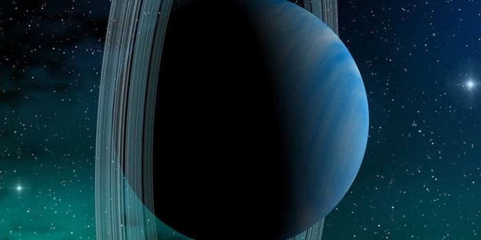 1080x1920 Space Planet Saturn Blue Star Art Illustration iPhone 8 wallpaper