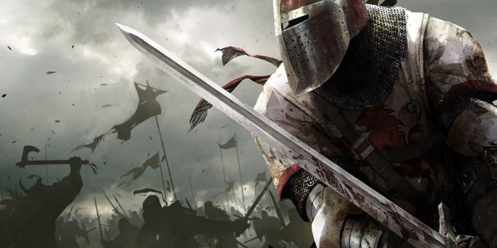1332x850 Wallpaper the sky, weapons, armor, battle, Warrior, battle, knight
