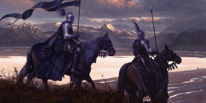 1920x1197 Wallpaper of Armor, Banner, Horse, Knight, Warrior background & HD image