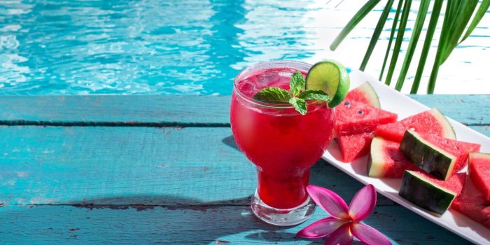 1332x850 Wallpaper watermelon, juice, cocktail, summer, fresh, drink