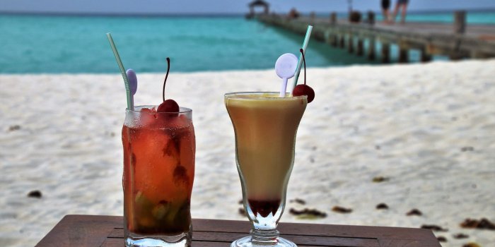 1920x1080 Holiday Beach Summer Cocktail Drinks View Wallpaper - Wallpaper Stream