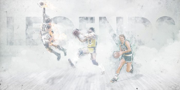 1280x720 Magic Johnson, Larry Bird, Michael Jordan – 'Legends' (WALLPAPER) | SLAM