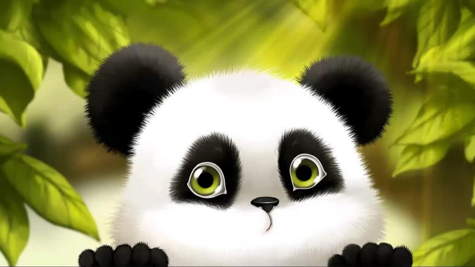 1920x1080 Cute Baby Panda Cartoon Wallpaper | Best HD Wallpapers | celeste di