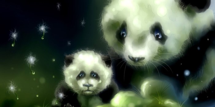 1920x1200 Cute - Panda Wallpaper Anime (#434139) - HD Wallpaper Download