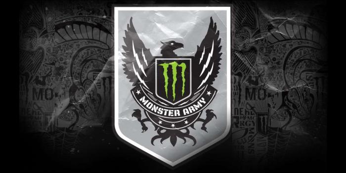 1440x900 Dc monster fox... Fox And Monster Logo Wallpaper Fox racing monster