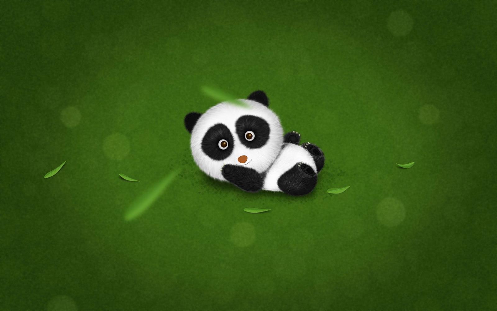 1920x1200 Cute Panda Wallpaper HD