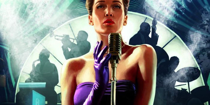 2560x1440 Desktop Wallpapers L.A. Noire Microphone young woman Games 2560x1440