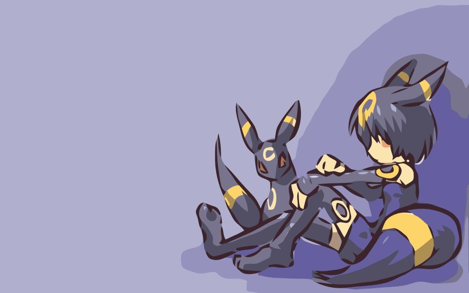 1680x1050 HD wallpaper: Espeon illustration, Pokémon, Umbreon, studio shot