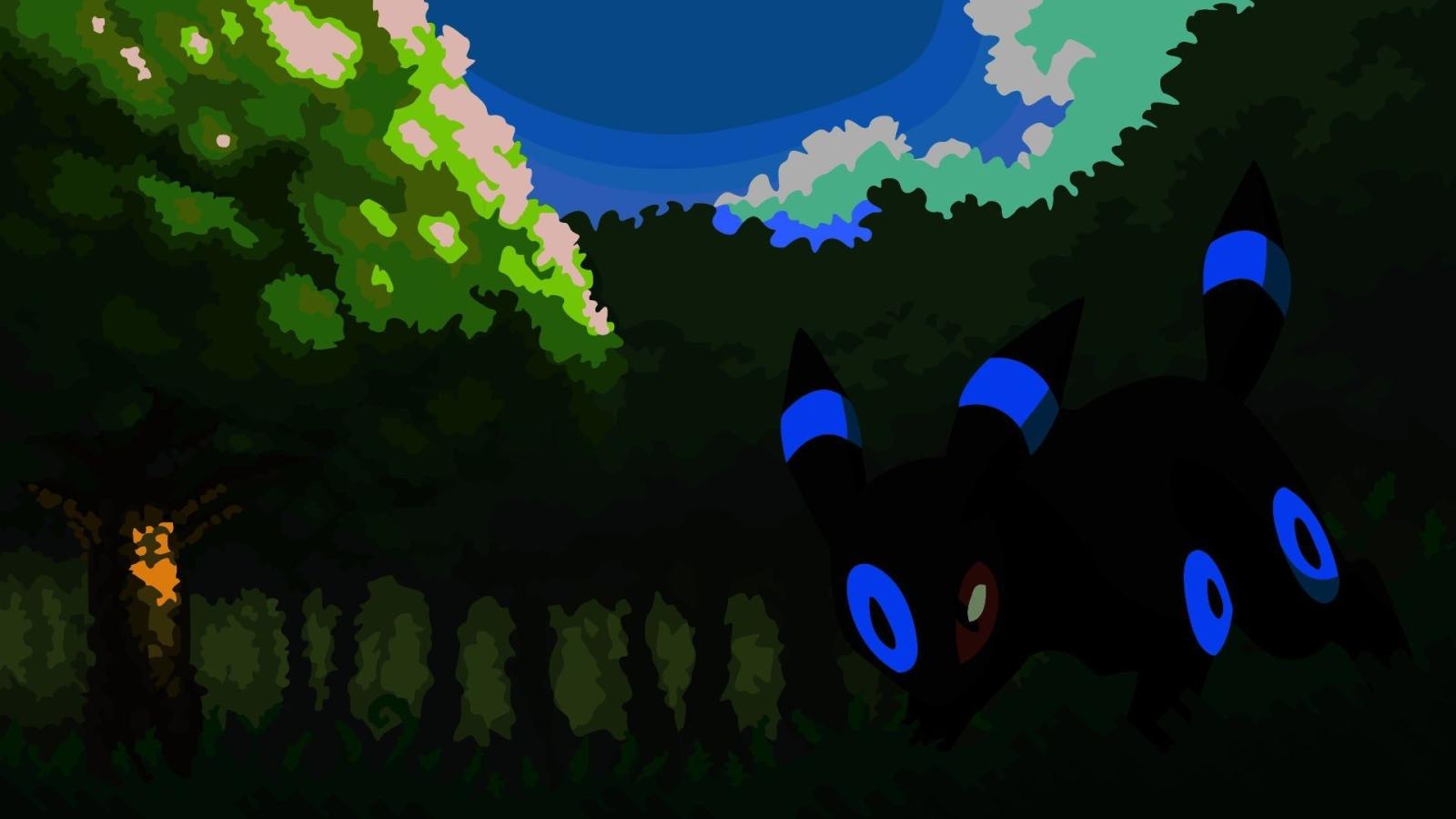 1920x1080 Umbreon in Ilex Forest - HD Wallpapers
