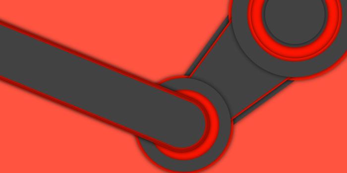 8000x4500 2904503 steam software red digital art simple pc gaming wallpaper