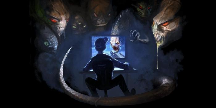 1920x1200 2998409 creepy gamer computer screen pc gaming creature room digital