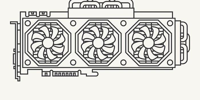 900x900 Line Flat Vector Computer Part Icon Video Card. Cartoon Style. Digital  Gaming And Business Office Pc Desktop Device. Innovation Gadget. Internet. 