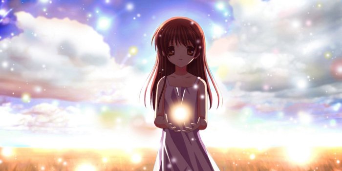 1920x1080 Wallpaper Cartoon girl holding a ball of light 1920x1200 HD Picture