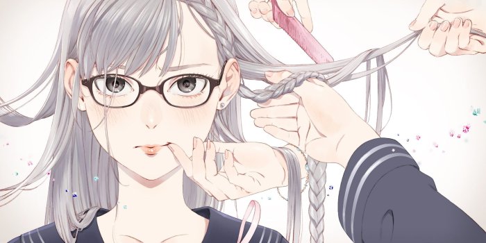 2158x1240 Cartoon Girls With Glasses Group with 77+ items